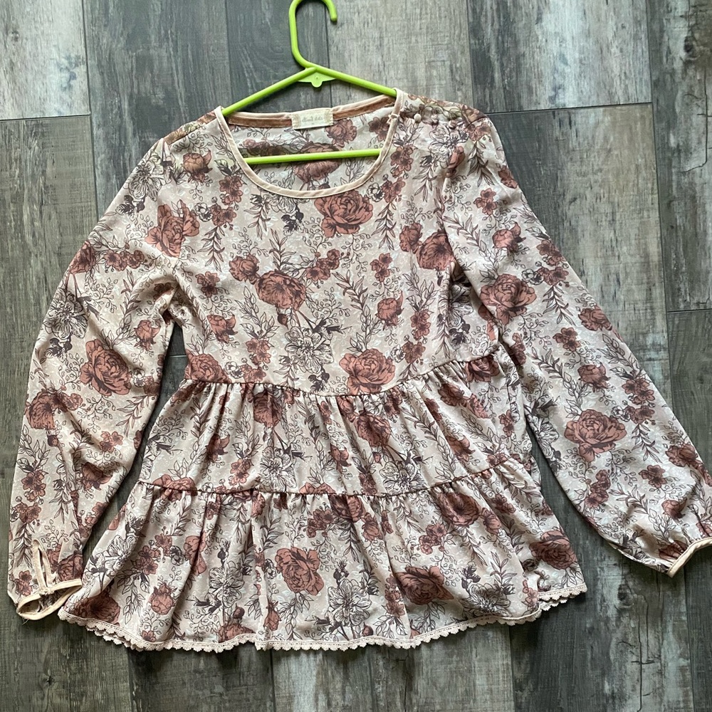 Tunic Floral Blouse